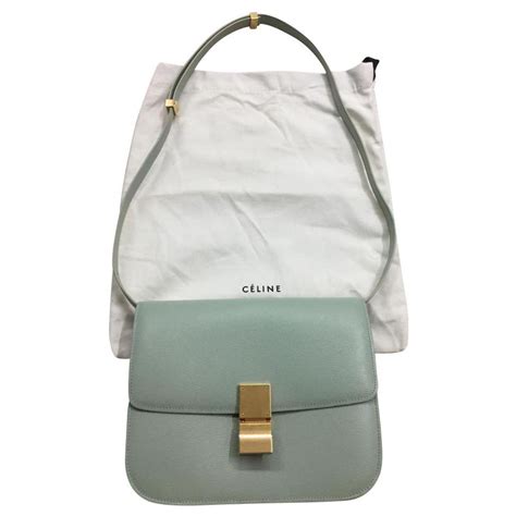 celine mini box green|celine box bag.